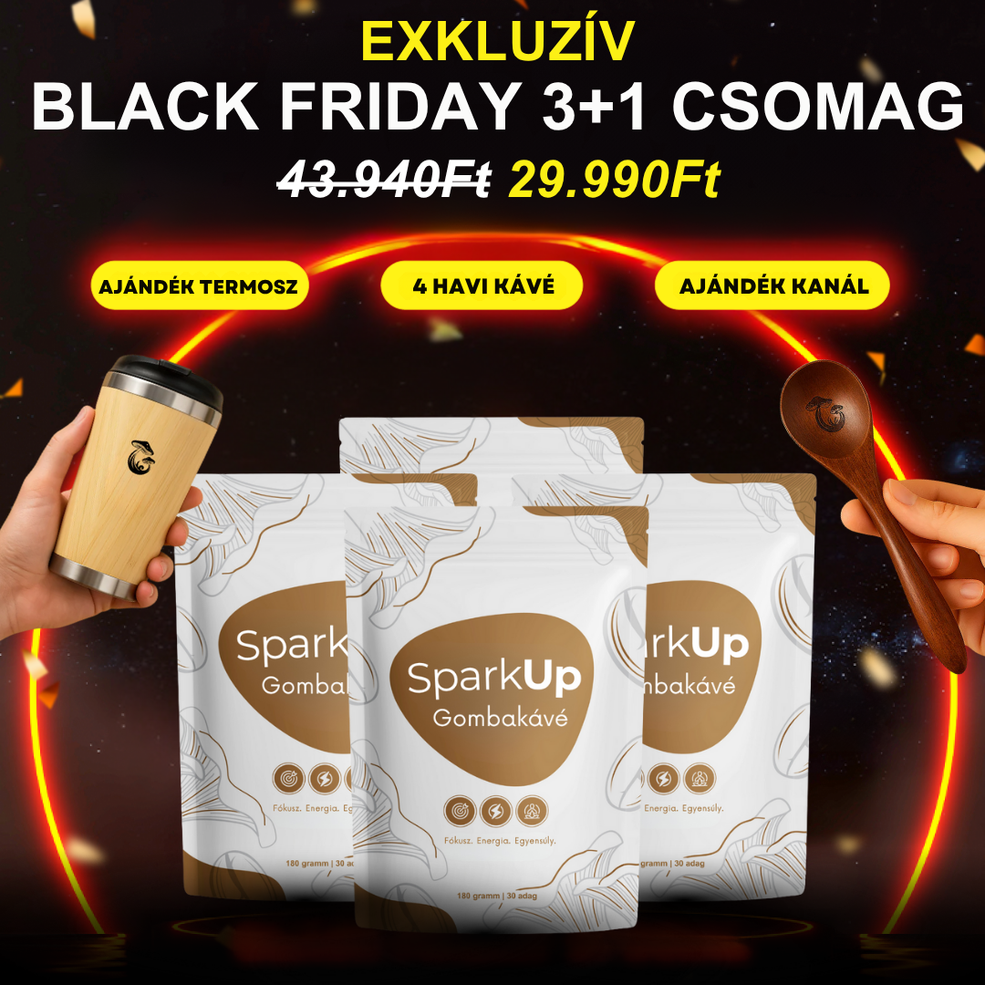 SparkUp™ - 3+1 Csomag (4x Kávé, 1x Termosz, 1x fakanál)
